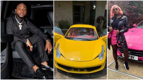 Ferrari and Lamborghini club: Davido, 4 other Nigerian celebrities who own super expensive automobiles
