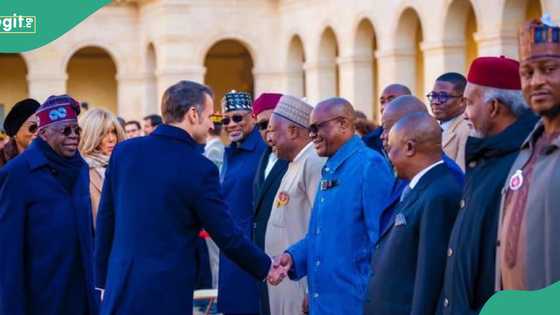 Anger as Wike, Sanwo-Olu, others sighted with Tinubu in France: "An aberration, a needless jamboree"