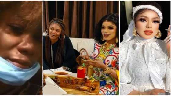 Ivorian lady who got tattoo of Bobrisky cries out, claims crossdresser beat her up and sent her packing