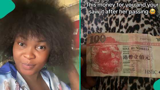 Lady shows 'foreign currencies' she found in her late mum's waist bag after almost 2 years