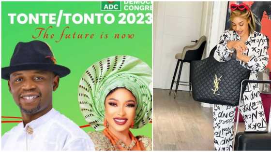 “March 11th on my mind”: Deputy governorship candidate Tonto Dikeh jets to Rivers ahead of election