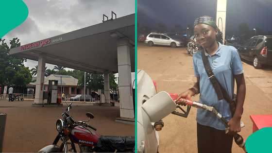 Graduate celebrates becoming fuel attendant at TotalEnergies filling station, company reacts online