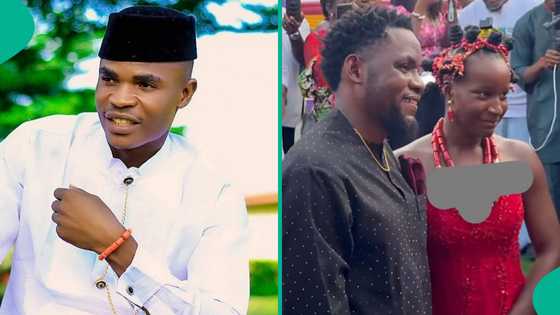Man shares observation about Mark Angel's newlywed wife during wedding to comedian
