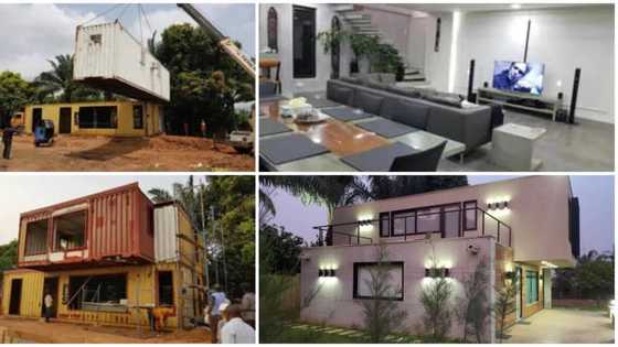 “It’s Beautiful”: 2 Bedroom Duplex Built With Containers Go Viral, Photos of Its Fine Interior Emerge
