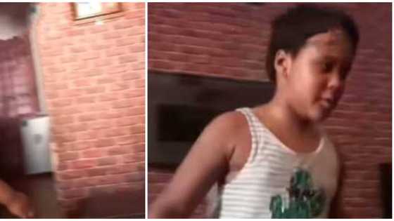 Little girl goes in to pack her bags, vows to leave home in video after a misunderstanding with parents
