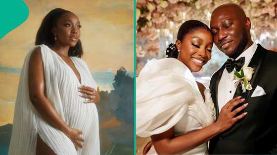 "I get to be a mother": Actress Ini Dima-Okojie shows baby bump after battle with fibroids