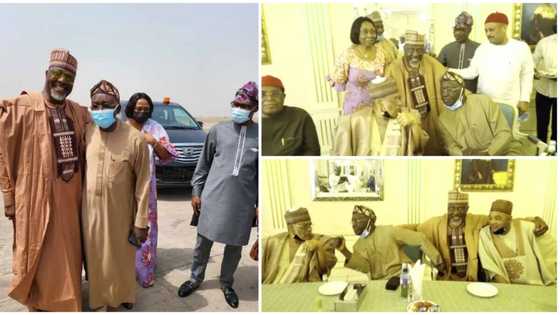 2023: Photos emerge as PDP meets prominent former military head of state