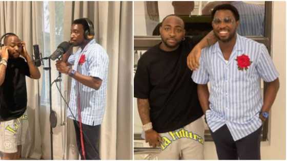 Weddings are about to get lit: Fans anticipate as moments from Davido and Timi Dakolo's studio session emerge