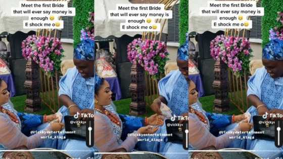"First time I am seeing such": Bride says money received at wedding is enough in viral Tiktok video
