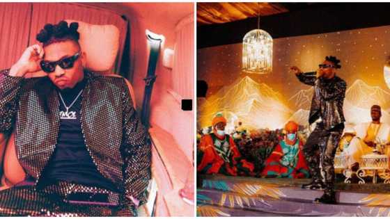 Singer Mayorkun performs at wedding ceremony of Buhari's son Yusuf, shares photos