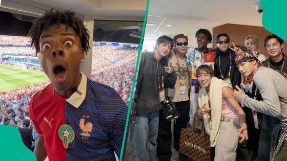 IShowSpeed goes wild at BTS FIFA World Cup halftime show, meets band backstage