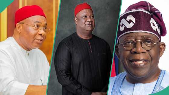 Gwamnan APC ya gabatar da tsohon shugaban majalisar dattawa ga Bola Tinubu