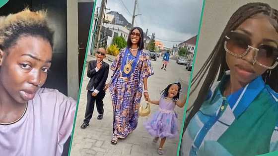 "I almost went mad": Nigerian woman quits her marriage, leaves with her 2 kids, video goes viral