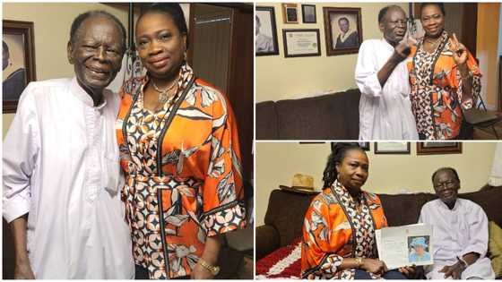 "He is agile and active": Meet 103-year-old Chief Obafemi Adeite, the oldest Nigerian in Canada, photos emerge