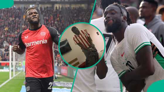 "Bill am now o": Tolu Arokodare reacts as Boniface packs ₦500 bundles in bag