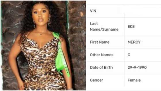 "She looks good at 32": Months after celebrating 29th birthday, Mercy Eke's true age revealed via her VIN