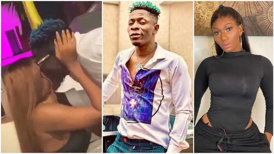 Ghanaian singers Shatta Wale and Wendy Shay share romantic moment in new video