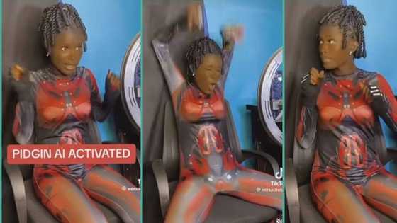 "She has turned into real robot": Another Nigerian girl with robotic voice acts like Ai in video