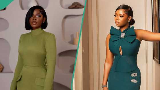 "Beauty And Brain": BBNaija's Diane rocks green top on blue jeans for birthday, fans celebrate her
