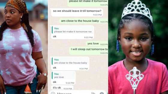 "He has an appointment to sleep with Juliet": Lady leaks husband's chat with side chick after unlocking his phone