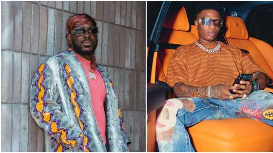 "Some people call themselves Popsi, grandfather dey come": Adekunle Gold says, Wizkid FC reacts