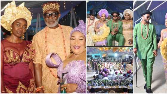 Actor Fred Amata, ex-wife Agatha reunite at son’s traditional wedding, RMD, Ngozi Nwosu, celebs storm event