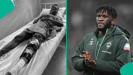 Boniface offers financial support to young Nigerian footballer after ACL surgery