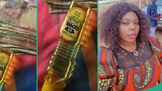 "Add it to your business": Nigerian mum gives anointing oil & N20k to daughter who opened restaurant