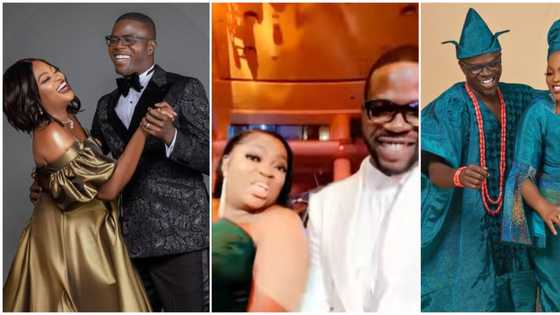 Funke Akindele: Old video shows actress and hubby playing happy couple on AMVCA night amid hot marriage crisis