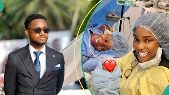 Priscilla Ojo’s elder brother sweetly welcomes his nephew, congratulates the new parents: “We love you”