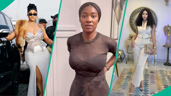 Angela Okorie fires back at Regina Daniels: "You married grandfather to give yourself my life"