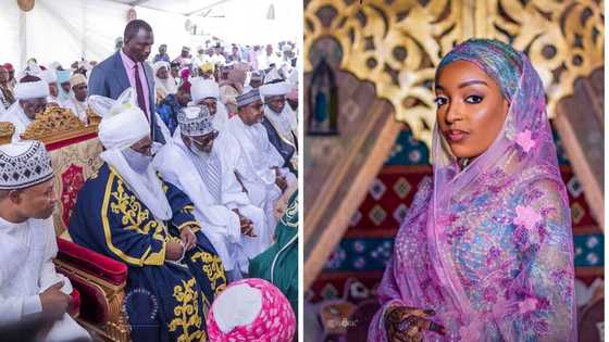 Hotuna da Bidiyon Yadda Aka Rakashe a Shagalin Bikin Diyar Sarkin Zazzau, Fatima Bamalli da Angonta Ahmed Audu