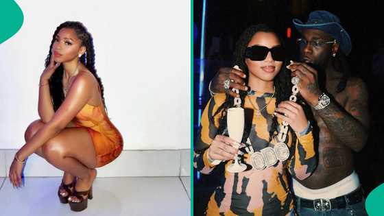 Nigerians berate tilers as Burna Boy's alleged bae Chloe Bailey shares pics from his Lagos mansion