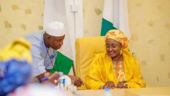 Dubai? Drama as Aisha Buhari's aide speaks on First Lady's whereabouts (video)