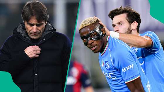 Conte shares the reason he couldn't stop Osimhen from departing Napoli amid Kvara's exit