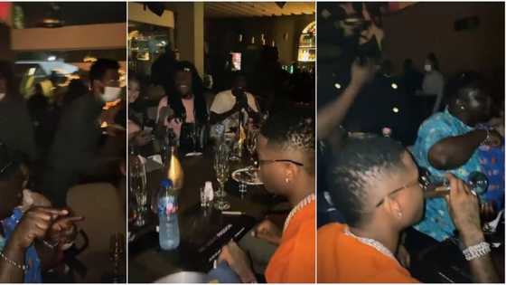 Reactions as singer Wizkid splashes almost N4m during dinner outing with friends