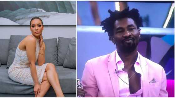 BBNaija: Maria apologises to Boma after being confronted for splashing food on him