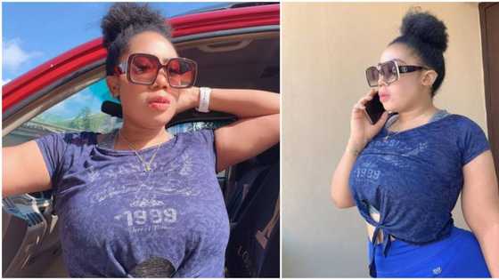 Actress Moyo Lawal backtracks, forced to post original picture after being called out for using photoshop