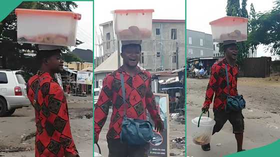 Meat pie seller with sonorous voice goes viral after advertising his business in the streets