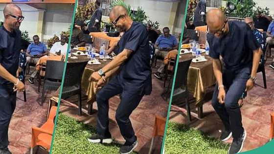 Nigerian man steals show at party with electrifying legwork moves, video trends online