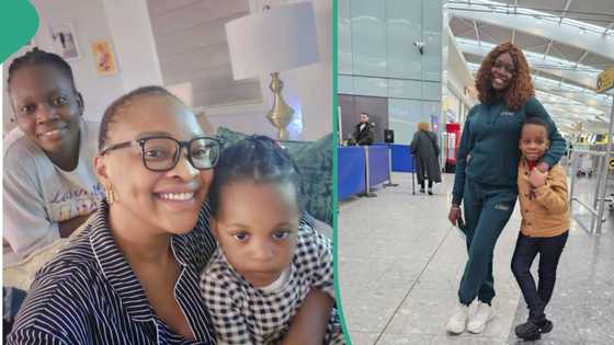 Touching pictures as Nigerian woman changes her housemaid's story, sponsors her to Canada