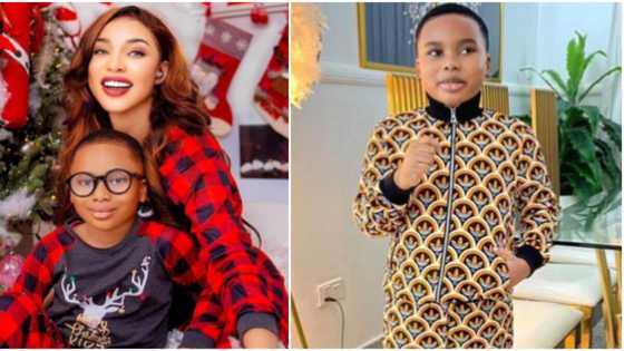 "He's beginning to look like his mum": Nigerians react as Tonto Dikeh shows off son ahead of his birthday