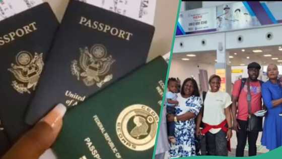 Nigerian family of 5 relocates to the US with their father who travels down to pick them