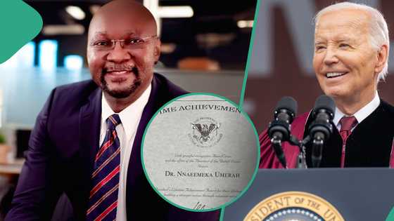 Timi Frank celebrates Nigerian-American professor over Biden's lifetime achievement award