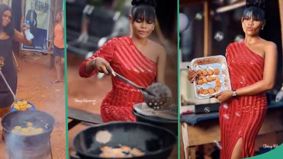 Lady who sells akara celebrates 5 years anniversary of starting the business, posts cute photos