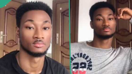 "You are too cute": Video of handsome young man who can't talk trends, ladies profess love to him