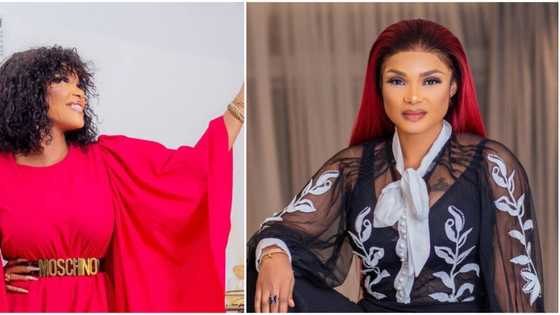 Actress Iyabo Ojo receives award for best comedian on social media, fans congratulate her