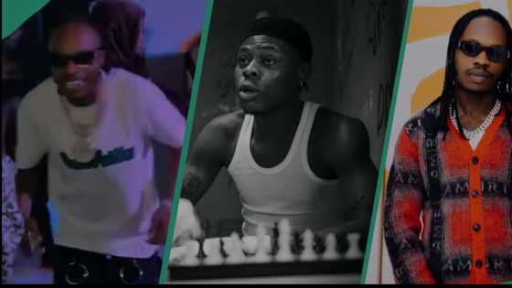 Naira Marley happily dances to Mohbad's song at his birthday party, video sparks debate: "Fake love"