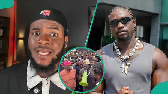Eyewitness narrates dramatic moment VDM confronted alleged thugs at Oyo protest: "Never seen this before"