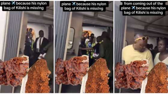 Dan Najeriya Ya Hana Fasinjoji Sauka Daga Jirgin Sama Bayan Ya Nemi Jakar Kilishinsa Ya Rasa, Bidiyon Ya Yadu